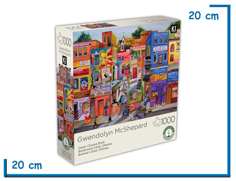 KI PUZZLE X1000 PZS BULEVAR CESAR CHAVEZ GWENDOLYN MCSHEPARD