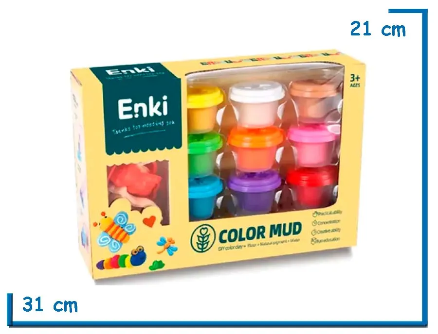 ENKI COLOR MUD MOLDES Y MASAS X9PZS