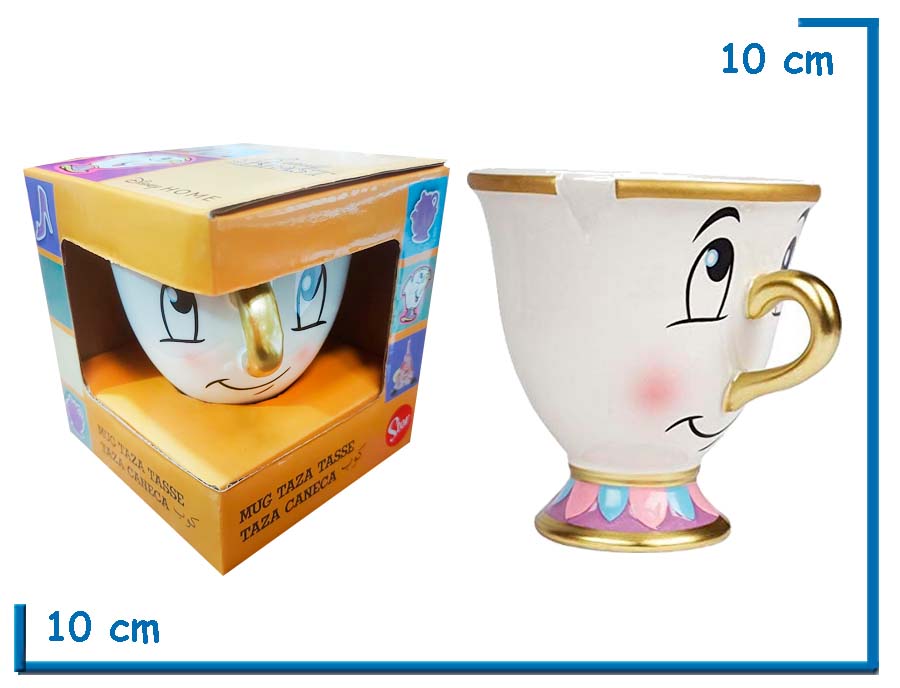 STOR CHIP BEAUTY AND THE BEAST 3D MUG TAZA CERAMICA EN CAJA