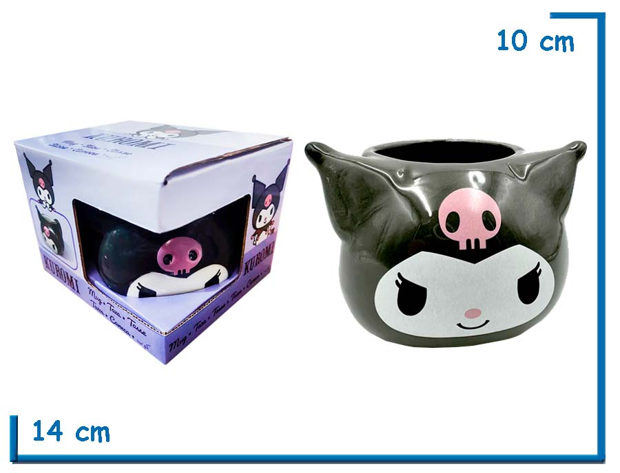 STOR KUROMI 3D MUG TAZA CERAMICA EN CAJA