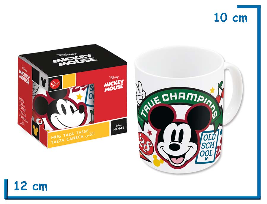 STOR MICKEY MOUSE TRUE CHAMPIONS TAZA CERAMICA CLASICA EN CAJA 325ML