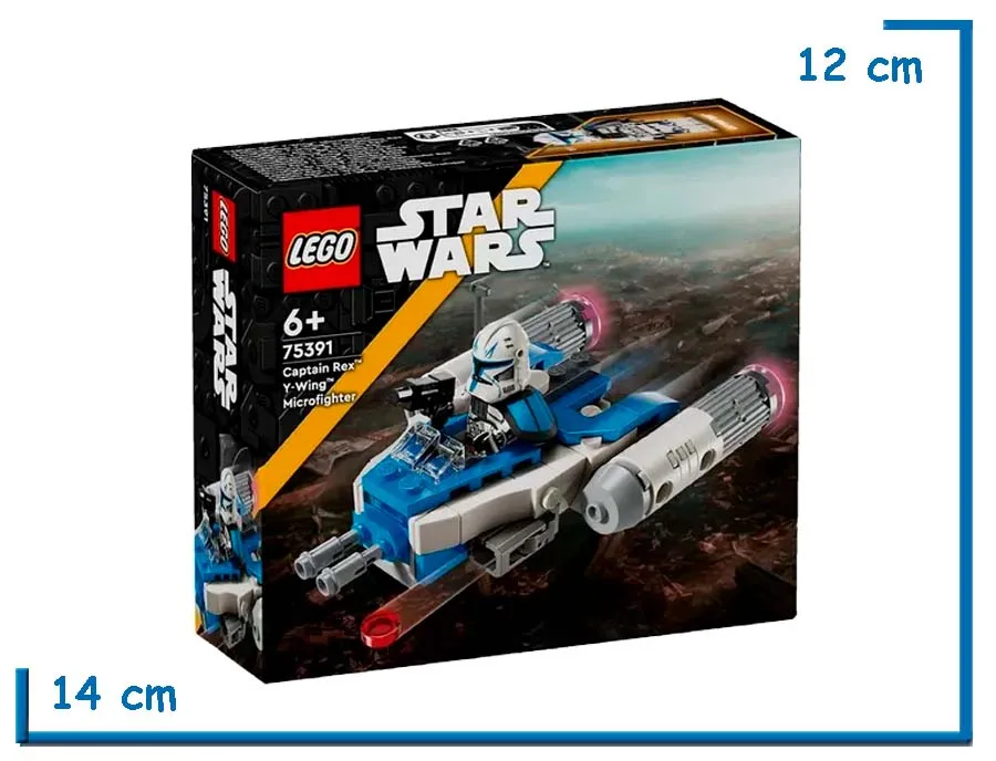 LEGO STAR WARS CAPTAIN REX Y-WING MICROFIGHTER