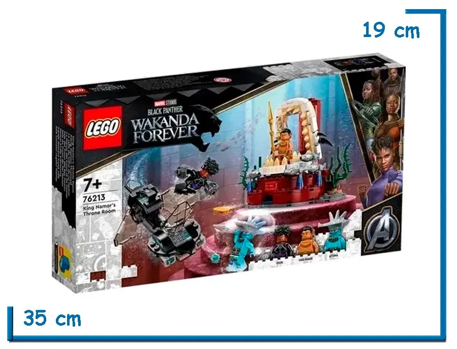 LEGO MARVEL KING NAMORS THRONE ROOM BLACK PANTHER WF