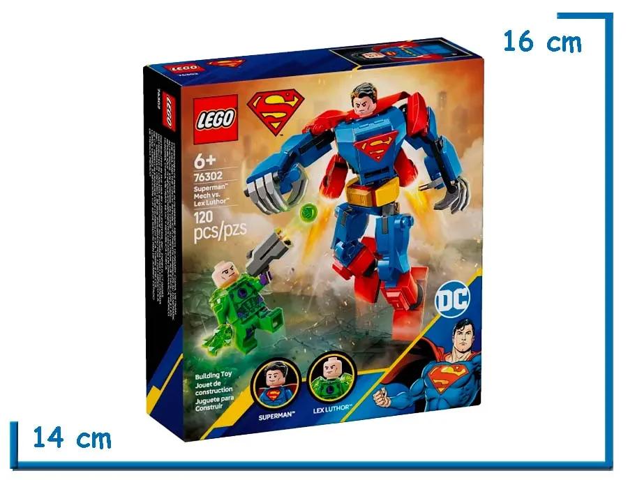 LEGO DC SUPERMAN MECH VS LEX LUTHOR