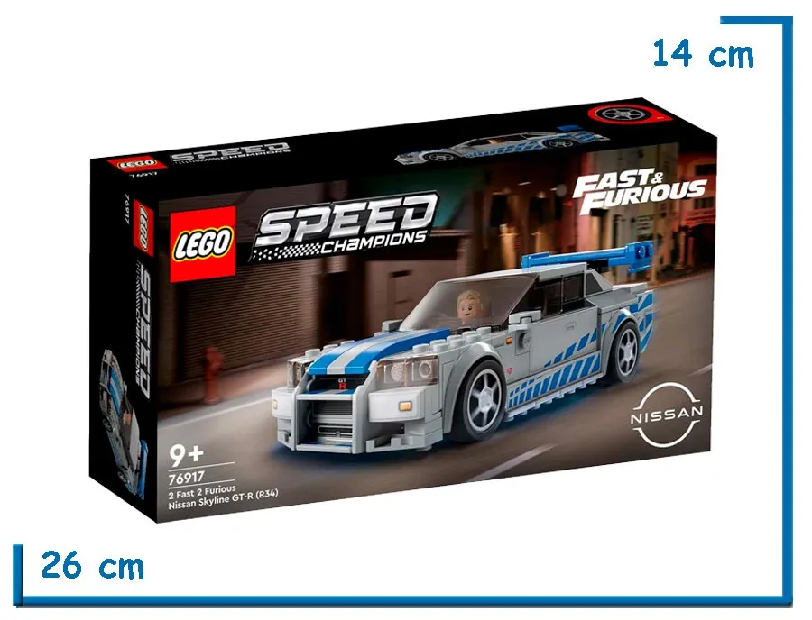 LEGO SPEED CHAMPIONS 2 FAST 2 FURIOUS NISSAN SKYLINE GT-R (R34)