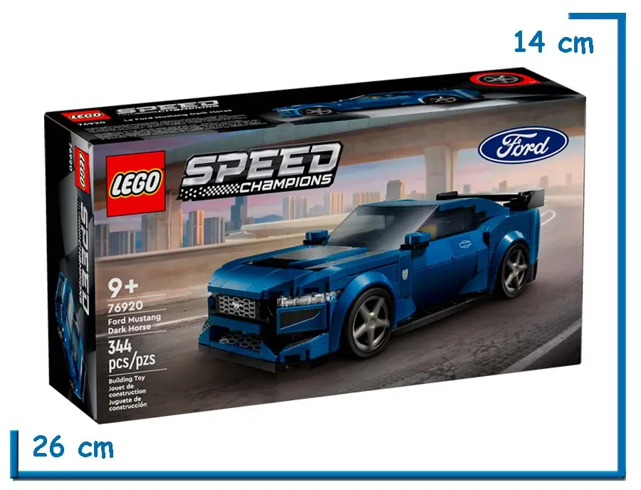 LEGO SPEED CHAMPIONS FORD MUSTANG DARK HORSE
