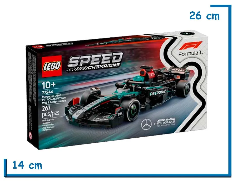 LEGO SPEED CHAMPIONS MERCEDES-AMG PETRONAS F1 W15 E PERFORMANCE