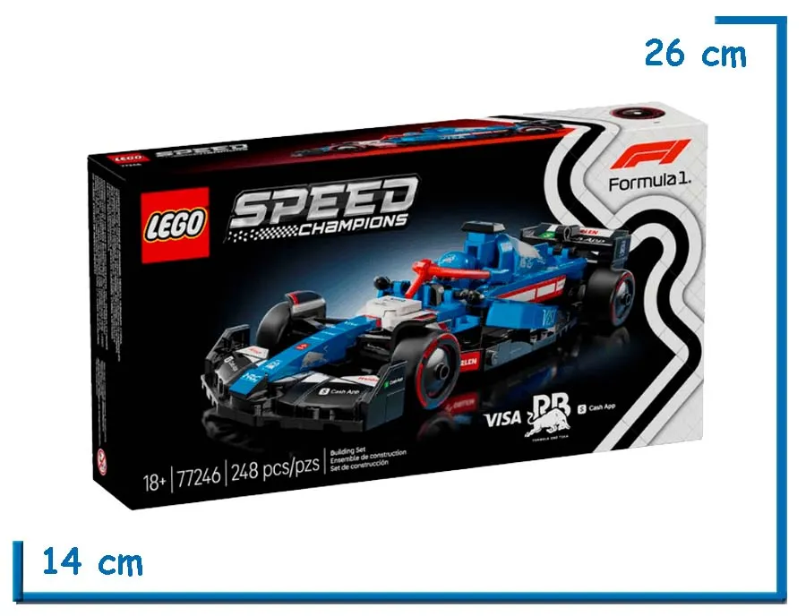 LEGO SPEED CHAMPIONS VISA CASH APP RB F1 TEAM