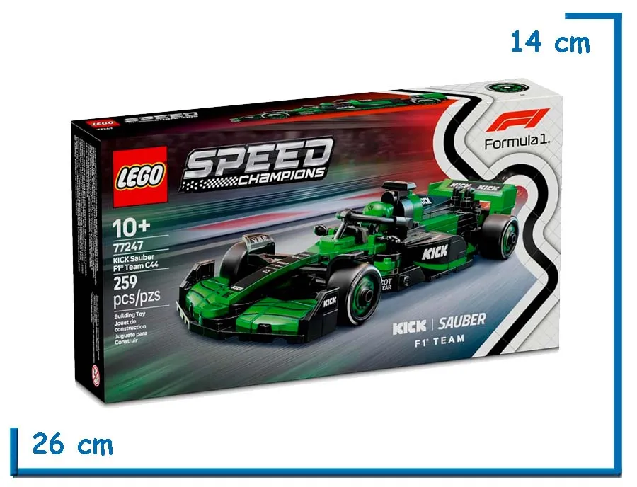 LEGO SPEED CHAMPIONS KICK SAUBER F1 TEAM C44
