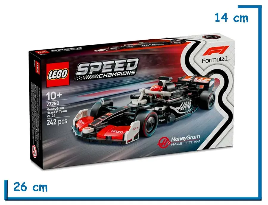 LEGO SPEED CHAMPIONS MONEYGRAM HAAS F1 TEAM VF-24