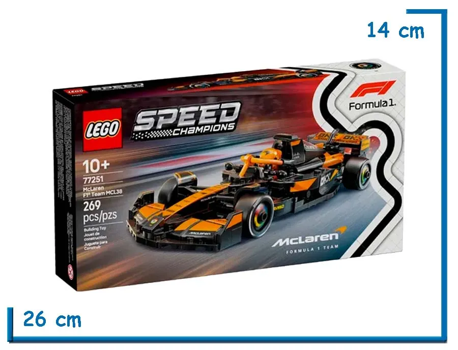 LEGO SPEED CHAMPIONS MCLAREN F1 TEAM MCL38