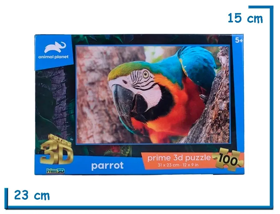 PRIME 3D PUZZLE X100 PARROT