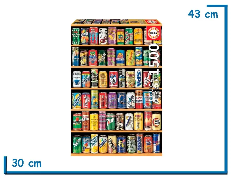 EDUCA PUZZLE X1500 PZS LATAS