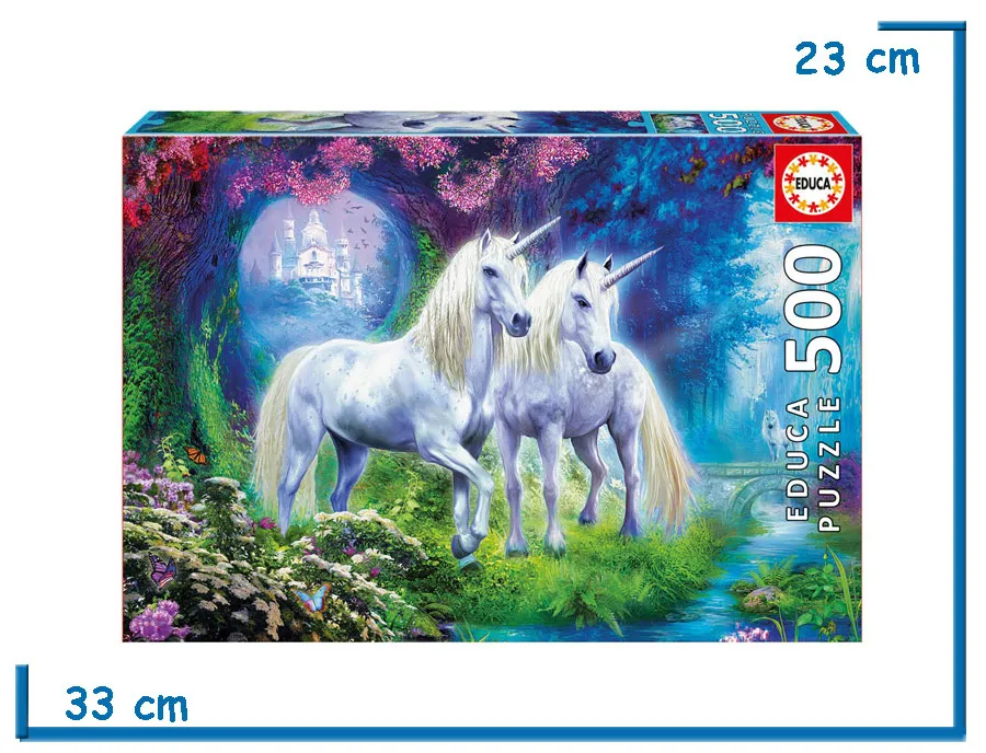 EDUCA PUZZLE X500 PZS UNICORNIOS EN EL BOSQUE
