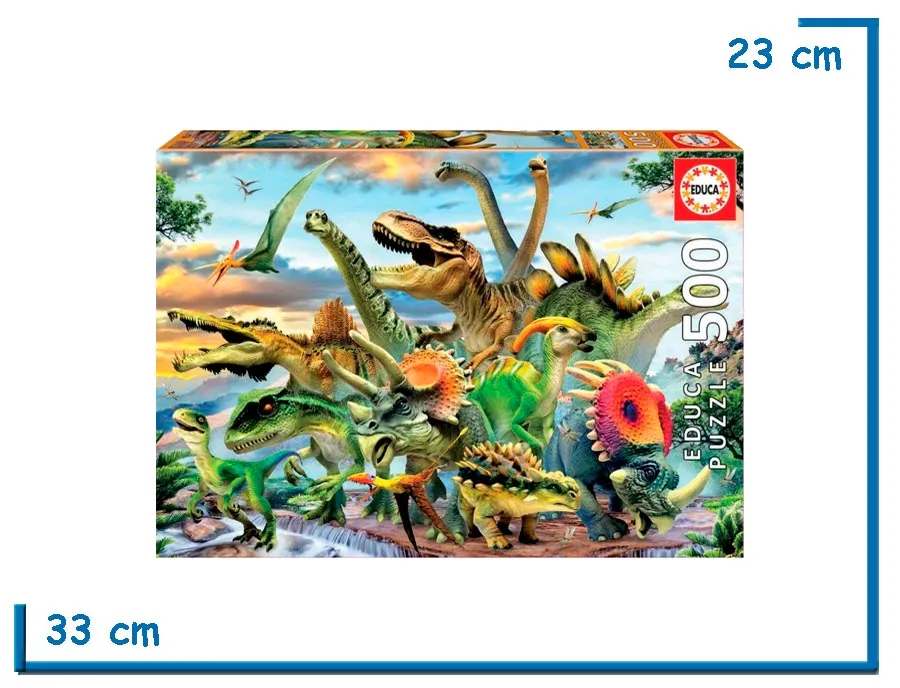 EDUCA PUZZLE X500 PZS DINOSAURIOS GRUPO