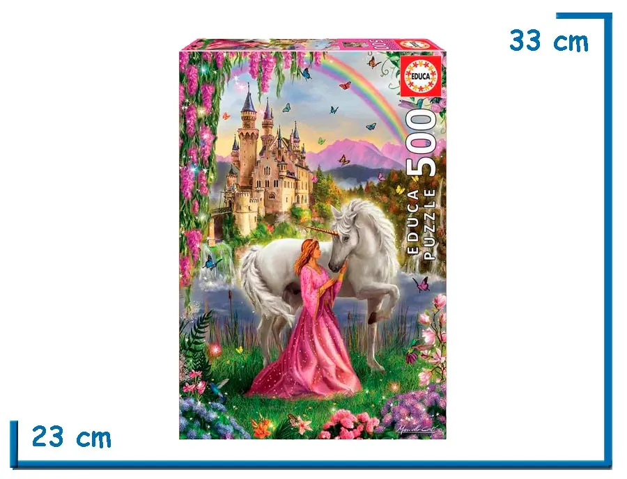 EDUCA PUZZLE X500 PZS HADA Y UNICORNIO
