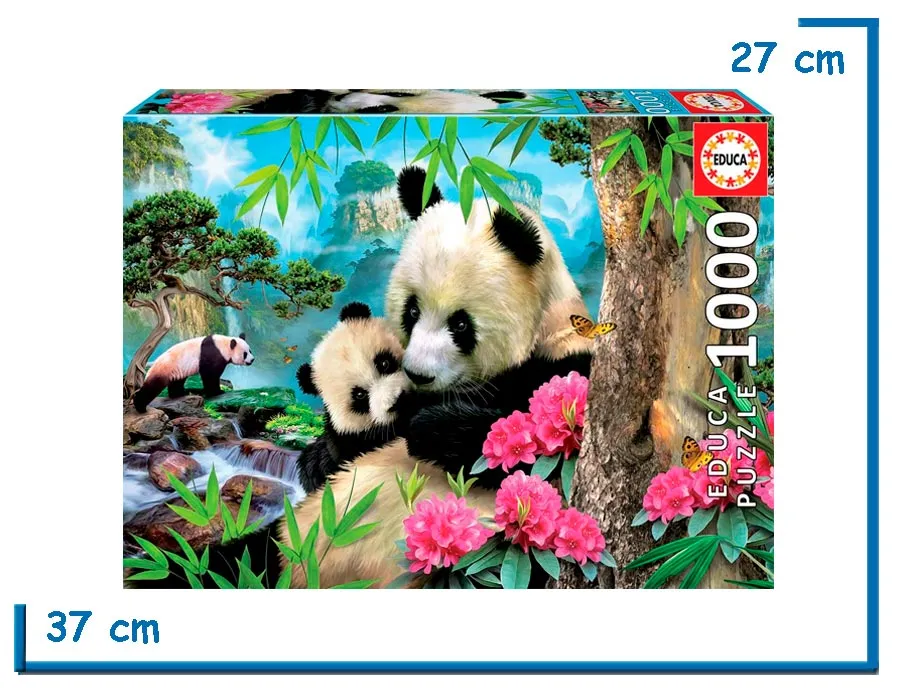 EDUCA PUZZLE X1000 PZS OSOS PANDA