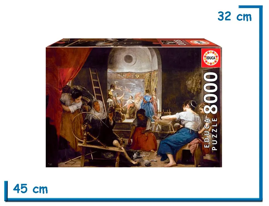 EDUCA PUZZLE X8000 PZS LAS HILANDERAS DE VELAZQUEZ