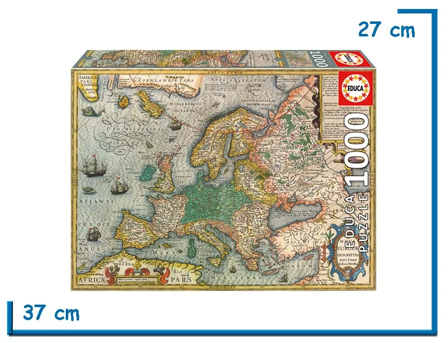 EDUCA PUZZLE X1000 PZS MAPA DE EUROPA