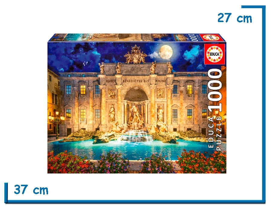 EDUCA PUZZLE X1000 PZS FONTANA DI TREVI, ROMA