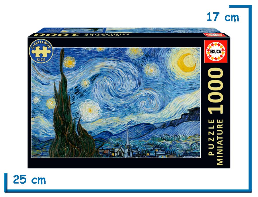 EDUCA PUZZLE MINIATURE X1000 PZS NOCHE ESTRELLADA