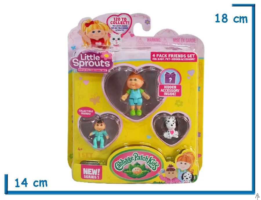 CABBAGE PATCH PACK X4 LITTLE SPROUTS