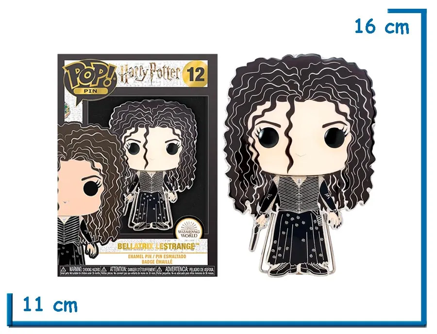 FUNKO POP PIN BELLATRIX LESTRANGE HP