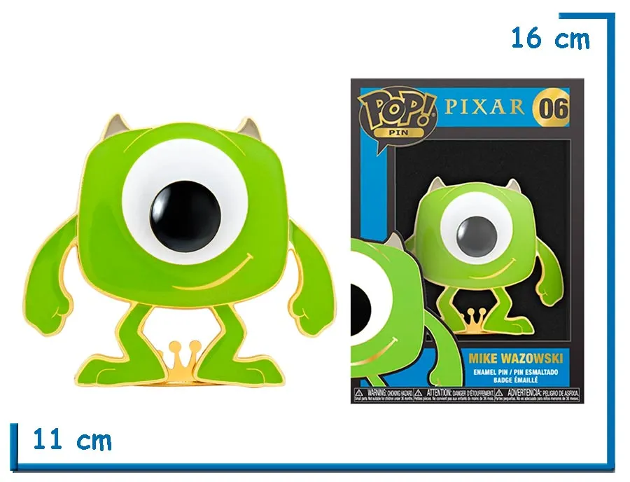 FUNKO POP PIN MIKE WAZOWSKI PIXAR
