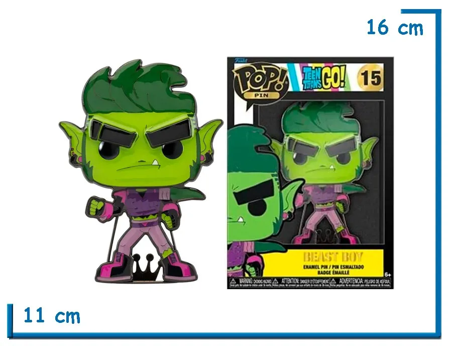 FUNKO POP PIN BEAST BOY TEEN TITANS GO!