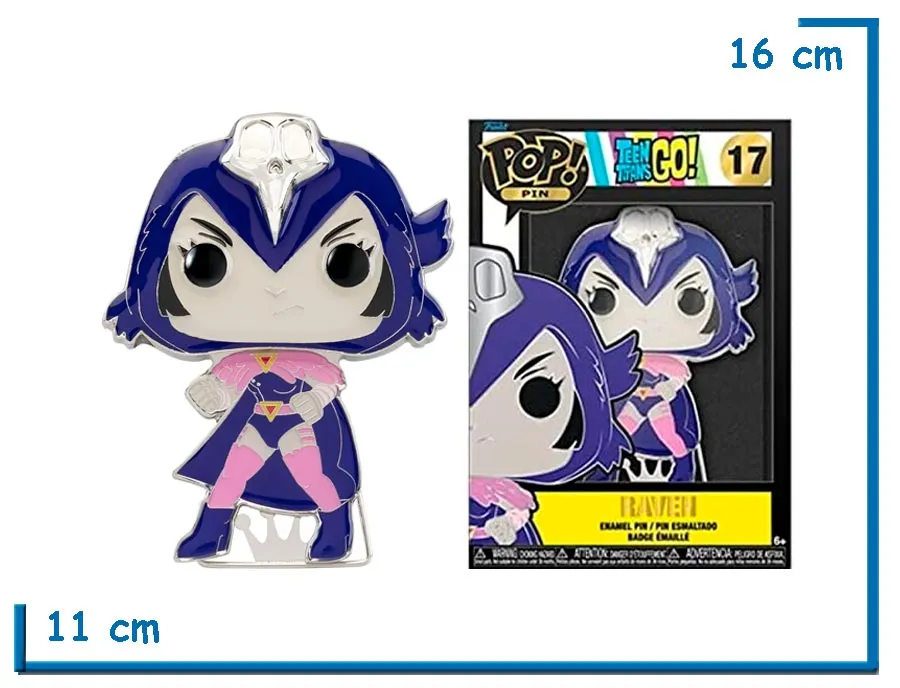FUNKO POP PIN RAVEN TEEN TITANS GO!