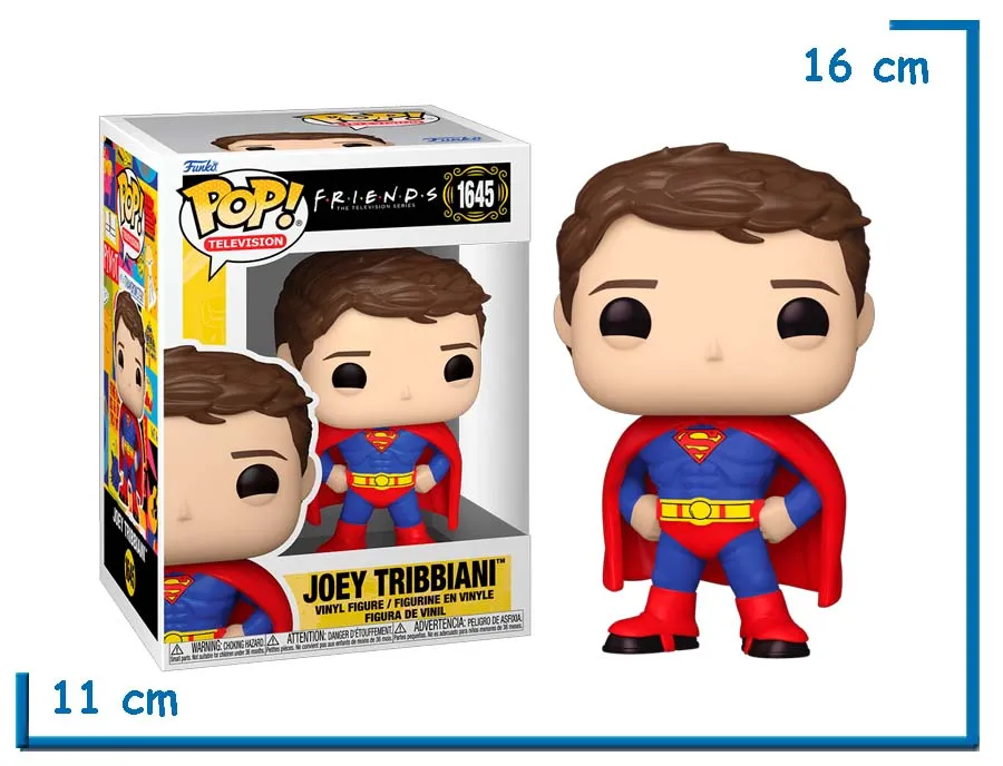 FUNKO POP JOEY TRIBBIANI SUPERMAN COSTUME FRIENDS