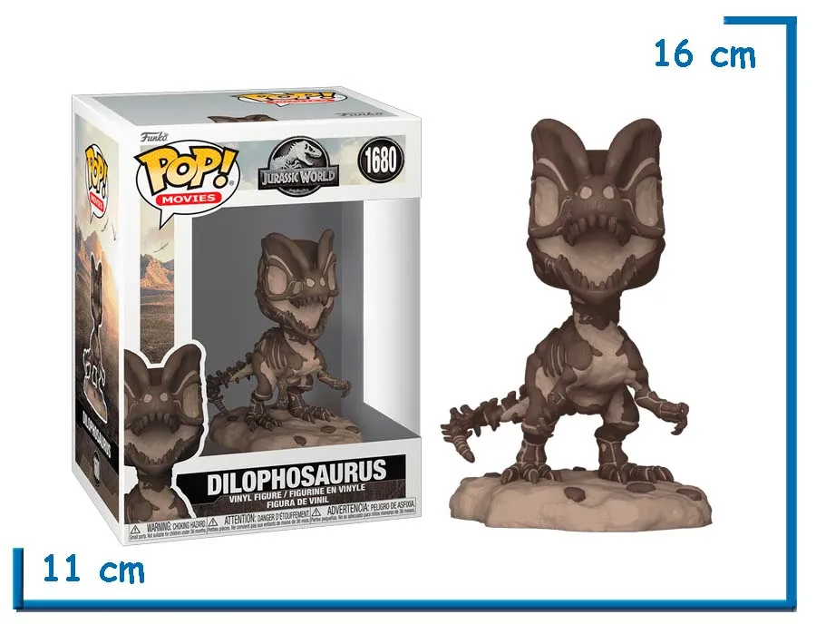 FUNKO POP DILOPHOSAURUS FOSSIL JURASSIC WORLD