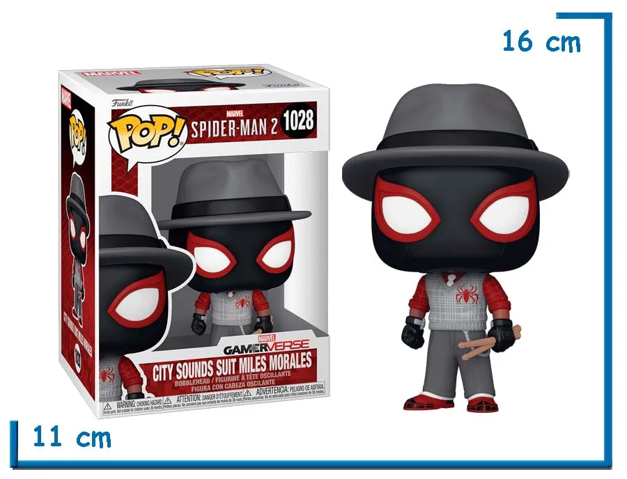 FUNKO POP CITY SOUNDS SUIT MILES MORALES SPIDER-MAN 2 VG
