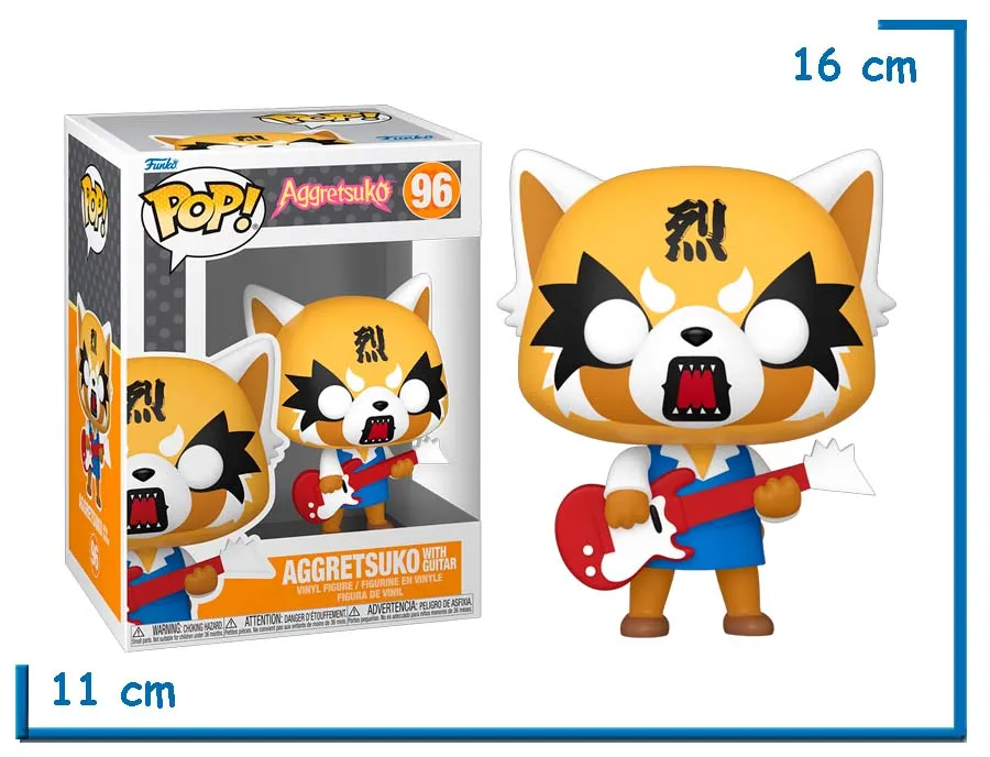 FUNKO POP AGGRETSUKO WITH GUITAR AGGRETSUKO