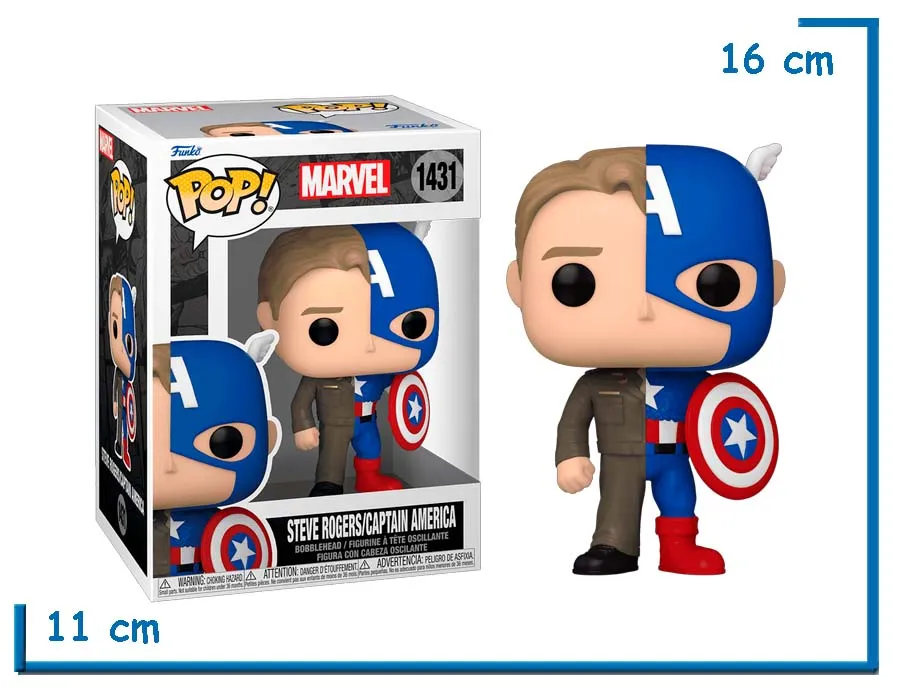 FUNKO POP STEVE ROGERS CAPTAIN AMERICA MARVEL