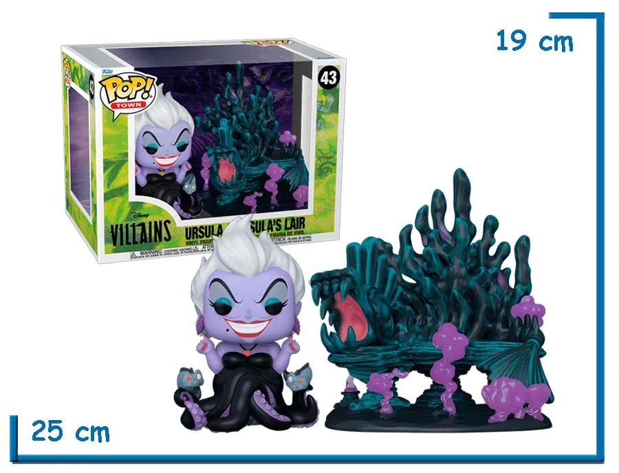 FUNKO POP TOWN URSULA & URSULAS LAIR DISNEY VILLAINS