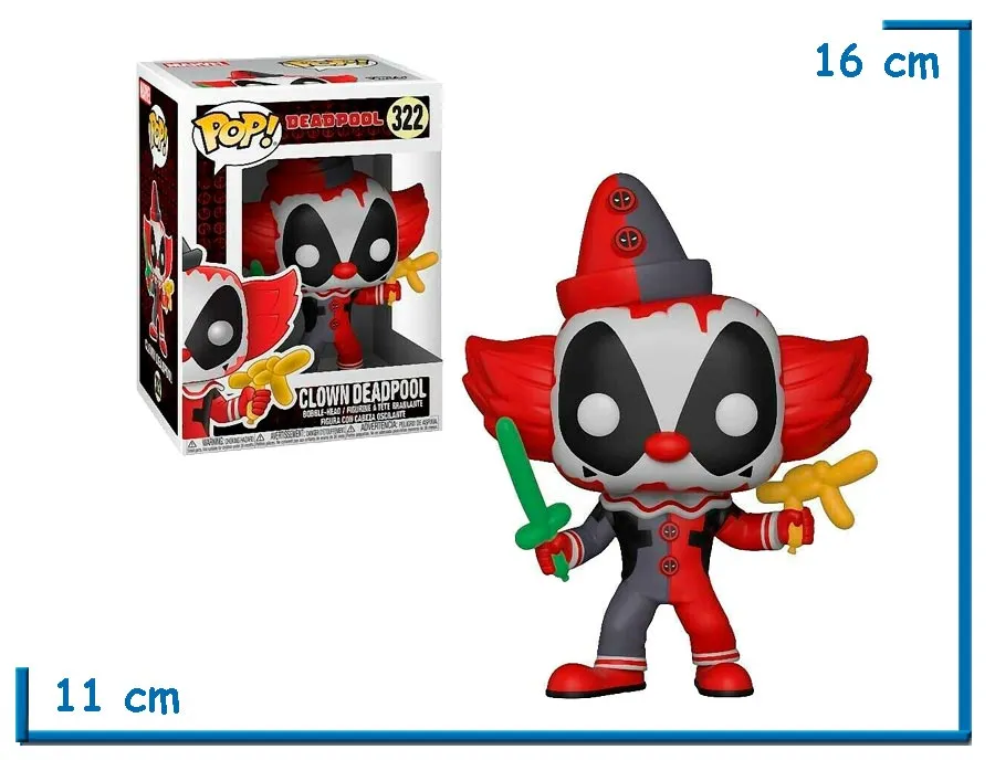 FUNKO POP CLOWN DEADPOOL DEADPOOL