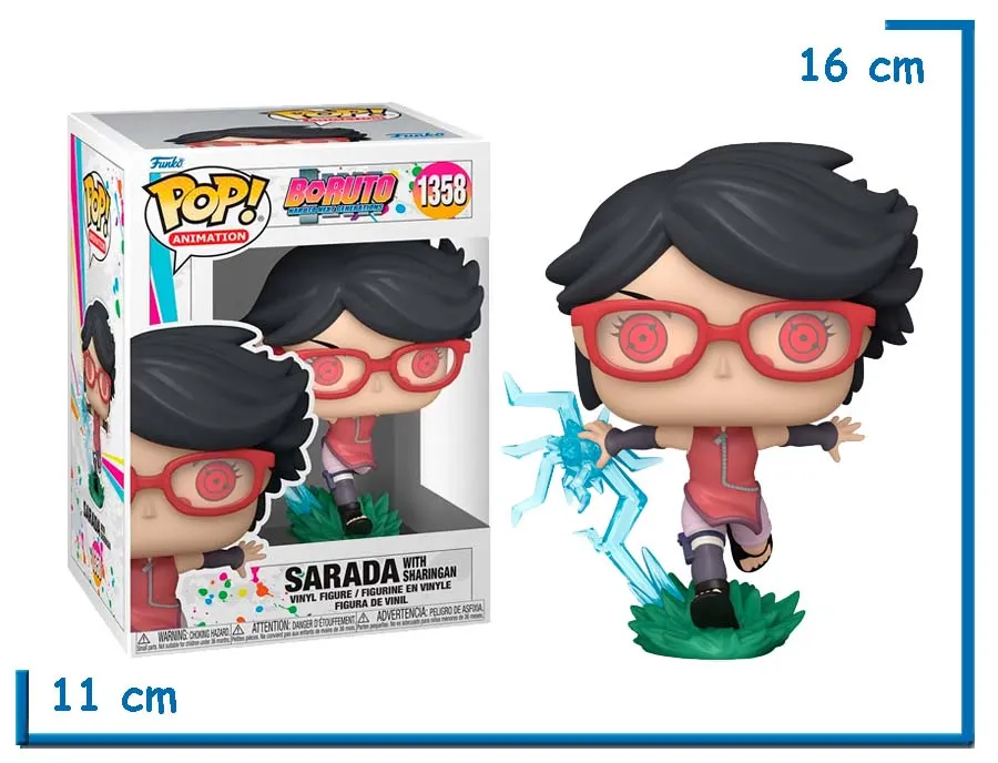 FUNKO POP SARADA WITH SHARINGAN BORUTO