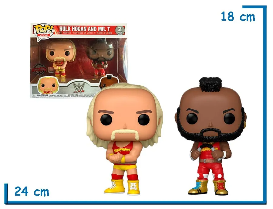 FUNKO POP WWE HULK HOGAN & MR T XGE