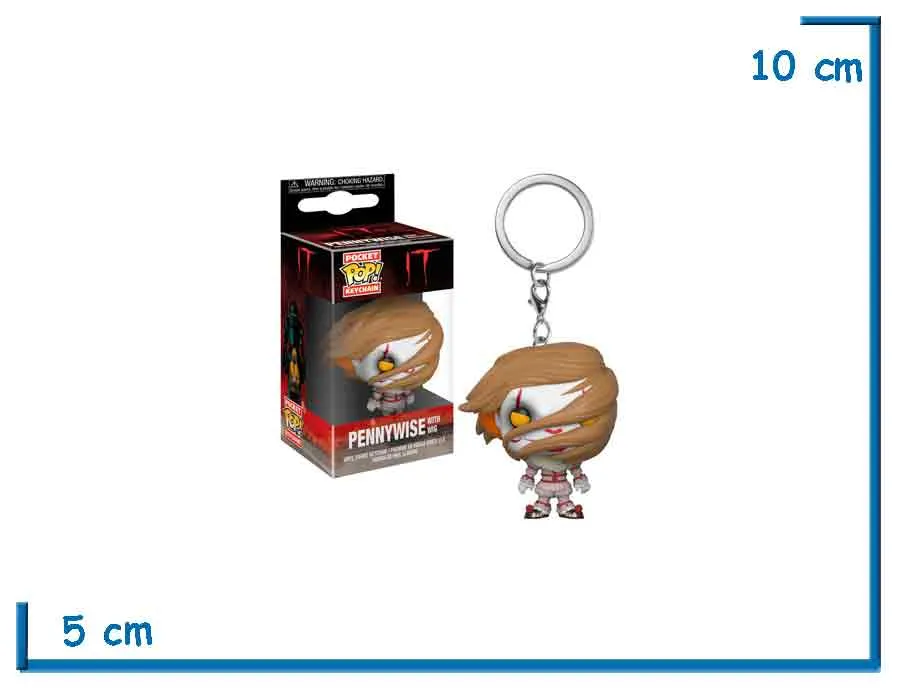 FUNKO POP LLAVERO PENNYWISE WITH WIG