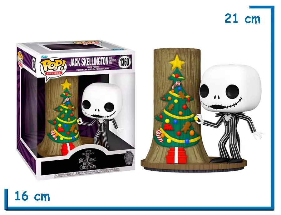 FUNKO POP DELUXE JACK SKELLINGTON CHRISTMAS DOOR DISNEY TNBX