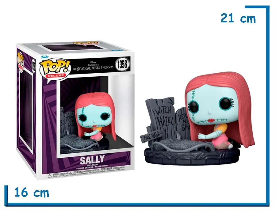 FUNKO POP DELUXE SALLY IN GRAVEYARD DISNEY TNBX
