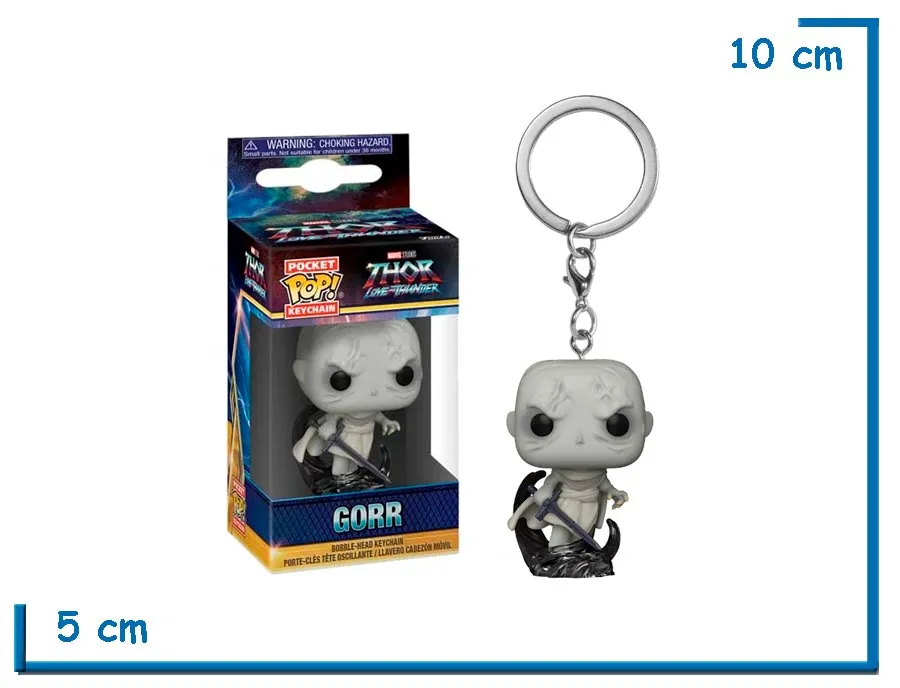 FUNKO POP LLAVERO GORR THOR LOVE AND THUNDER