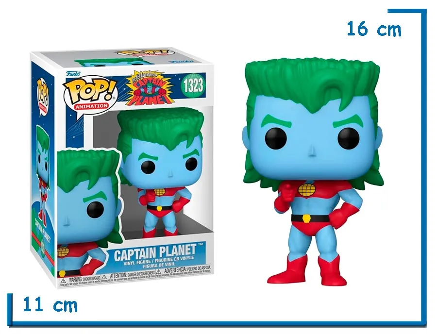 FUNKO POP CAPTAIN PLANET THE NEW ADVENTURES OF CAPTAIN PLANET