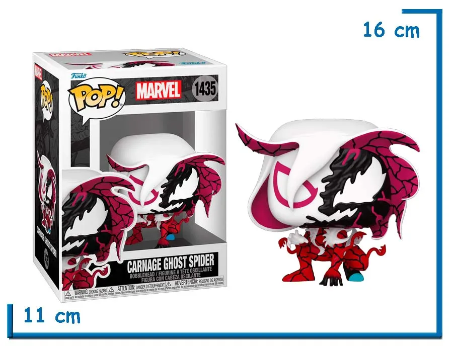 FUNKO POP CARNAGE GHOST SPIDER MARVEL