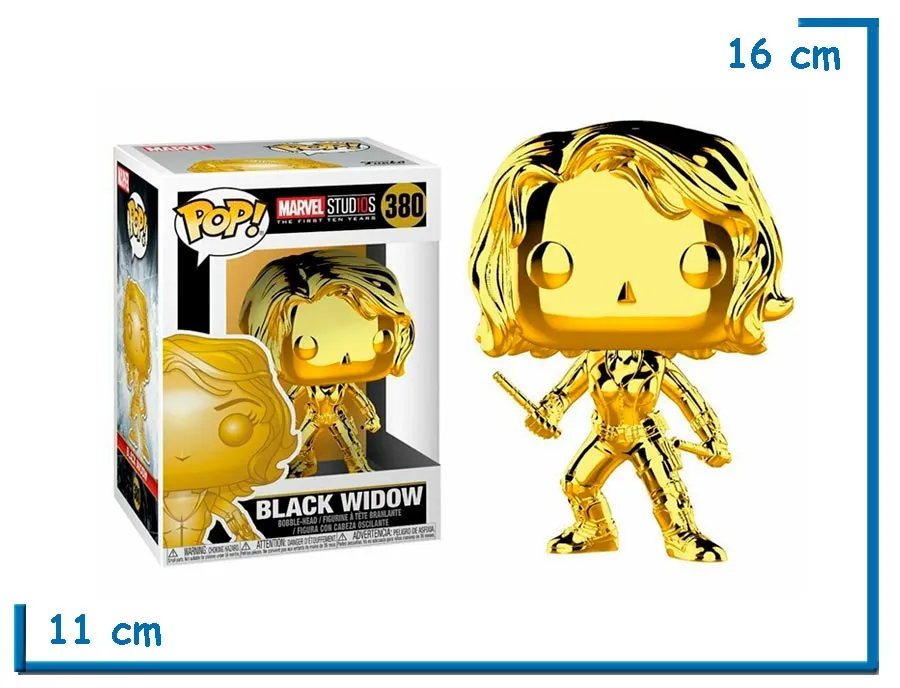 FUNKO POP BLACK WIDOW CHROME