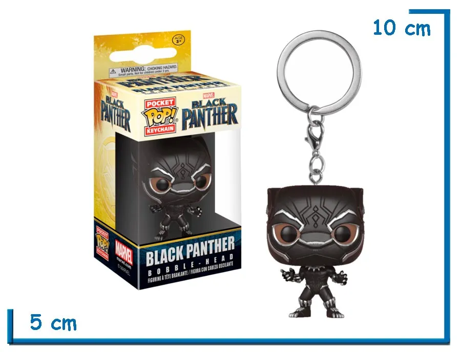FUNKO POP LLAVERO BLACK PANTHER BP