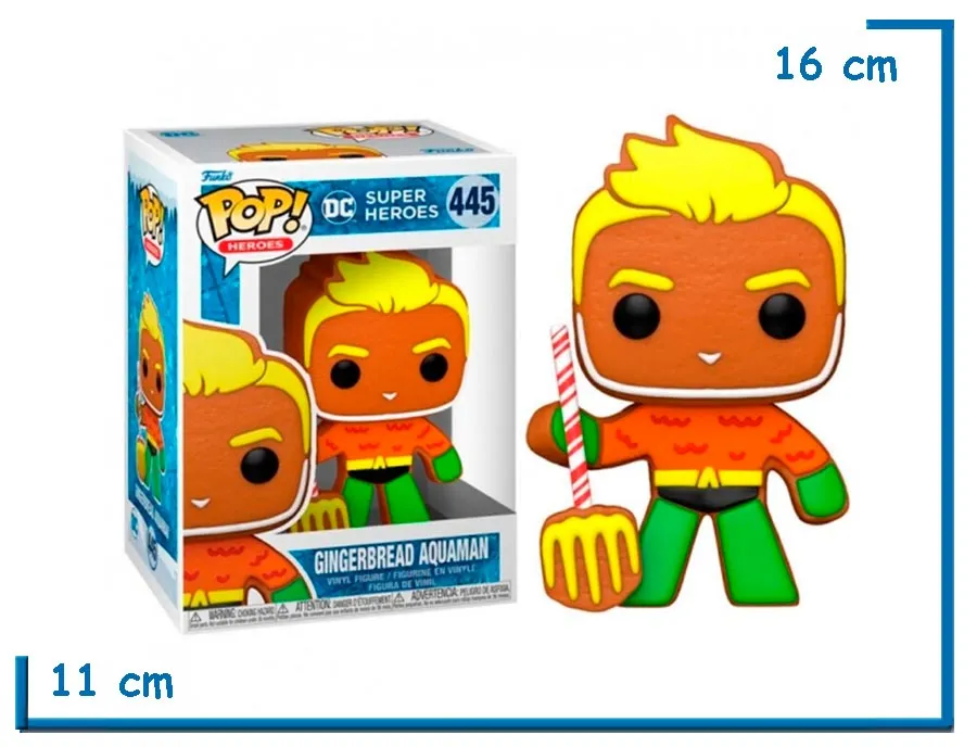 FUNKO POP GINGERBREAD AQUAMAN DC