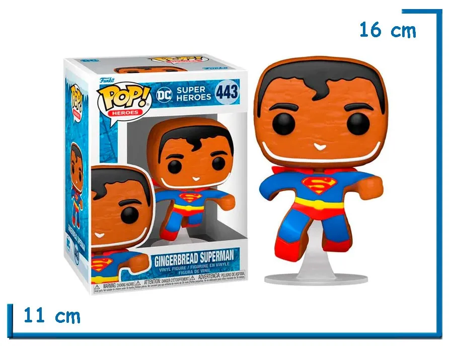 FUNKO POP GINGERBREAD SUPERMAN DC
