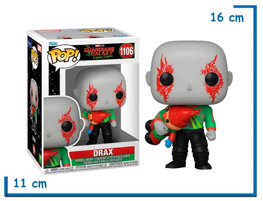 FUNKO POP DRAX GOTG HOLIDAY SPECIAL